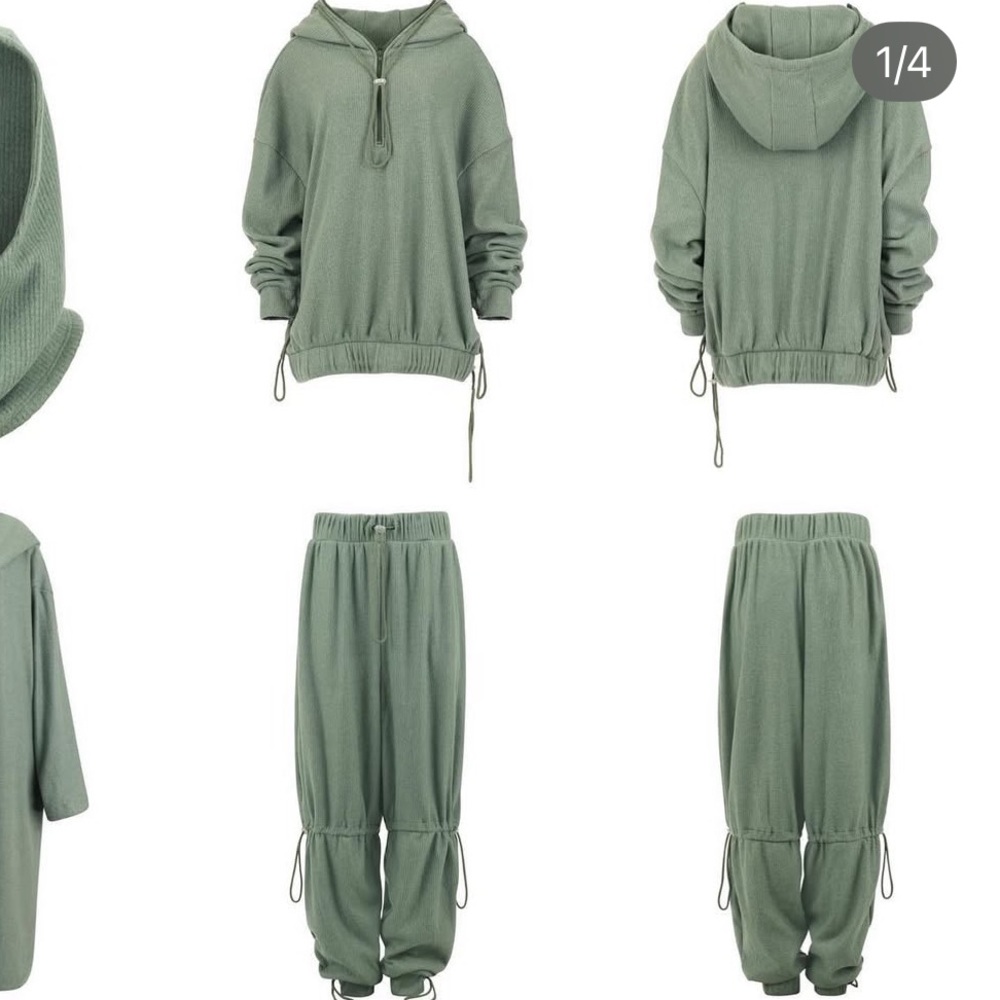 Laina Rauma Sage Green hoodie.